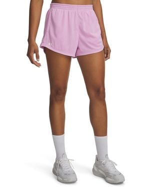 Under Armour Ua Tech Mesh Play Up 3" Shorts - Pink