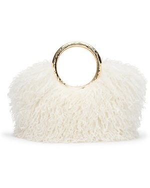 Steve Madden Kova Faux Fur Crossbody Bag - Metallic