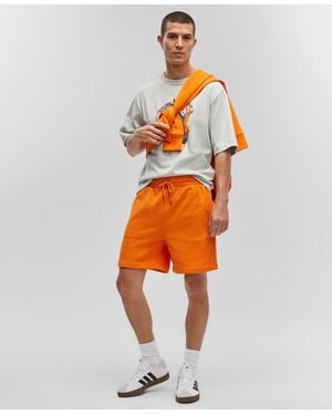 Mode Of One Pull-on Fleece Shorts - Orange
