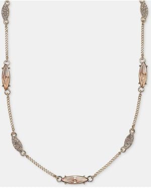 Givenchy Crystal Station Collar Necklace - Natural