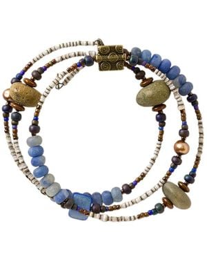 Uncommon Goods Tumbled Ocean Spiral Bracelet - Blue