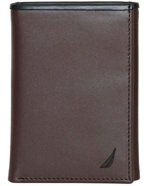 Nautica Pop J Class Trifold Wallet - Gray
