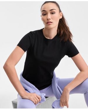 ID Ideology Essential Cotton Short-sleeve T-shirt - Black
