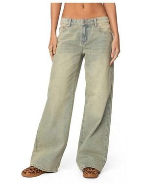 Edikted Ace Relaxed Jeans - Green