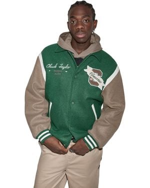 Converse Letterman Varsity Jacket - Green