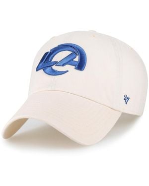 '47 Los Angeles Rams Clean Up Adjustable Baseball Cap - Blue