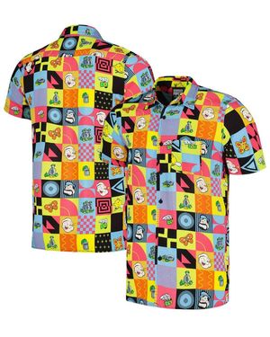 Reason And Popeye Trapped Button-up Shirt - Yellow