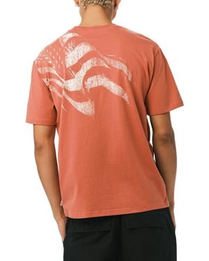 Buffalo David Bitton Texon Crewneck T-shirt - Orange