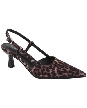 BERNESS Joanna Slingback Kitten Heels - Multicolor