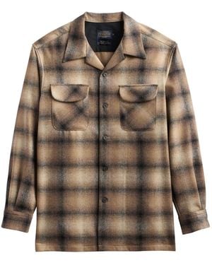 Pendleton Board Long-sleeve Shirt - Brown
