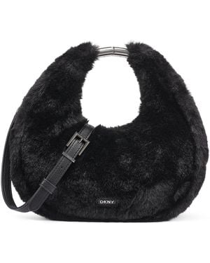 DKNY Margot Small Adjustable Strap Crossbody Handbag - Black