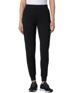 Jaanuu Rubi 6-pocket Slim Knit Scrub jogger - Black