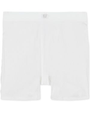 Gap Body Logo Comfort High-waist Shorts Gpw01070 - White