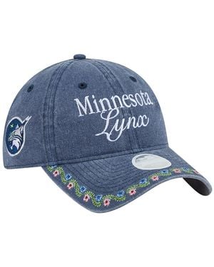 KTZ Minnesota Lynx Casual Classic Floral Low-crown Adjustable Hat - Blue