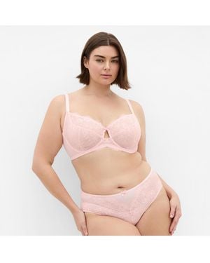 City Chic Poppy Underwire Bra - Pink