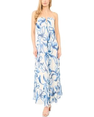 Parker Emerson Strapless Maxi Dress - Blue
