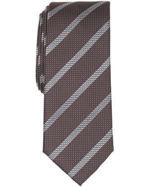 Alfani Clyde Stripe Tie - Brown
