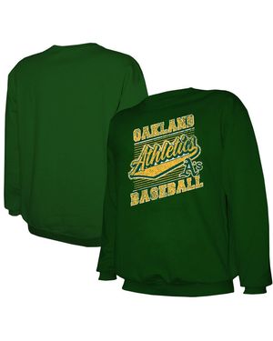 Stitches Oakland Athletics Pullover Sweatshirt - Green