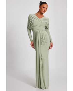 Quiz Ity Maxi Dress - Green