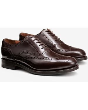 G.H. Bass & Co. G.h.bass Monogram Double Brogue Wingtip Derby Dress Shoes - Brown