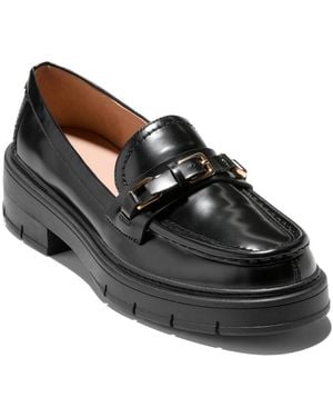 Cole Haan Grand Flex Fenella Round Toe Loafers - Black