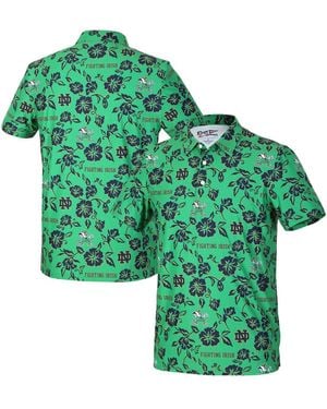 Reyn Spooner Notre Dame Fighting Irish Pua Performance Polo Shirt - Green