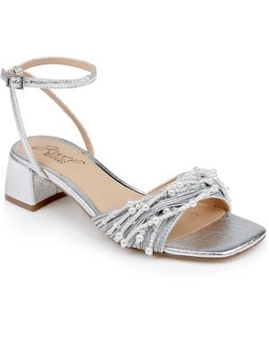 Badgley Mischka Fallon Dress Sandals - Metallic