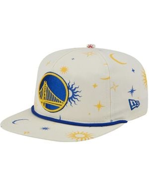 KTZ Golden State Warriors Lunar Golfer Snapback Hat - Blue