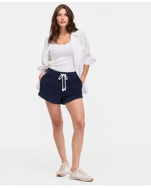 On 34th Knit Terry Pull On Shorts - Blue