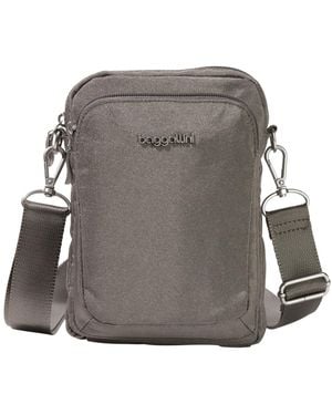 Baggallini Explorer Mini Crossbody Handbag - Gray