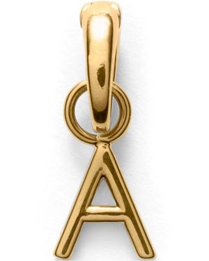 Lands' End Water-resistant Letter Charm - Metallic