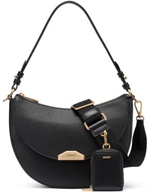 DKNY Teddy Small Crossbody Handbag - Black