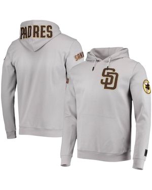 Pro Standard San Diego Padres Team Logo Pullover Hoodie - Gray