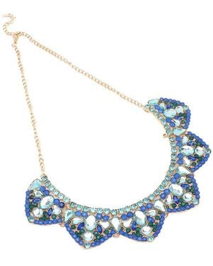 SOH Madre Statement Necklace - Blue
