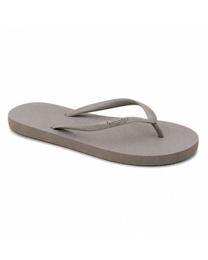 feel good Slimz Core Natural Rubber Flip-flop Thong Sandals - Gray