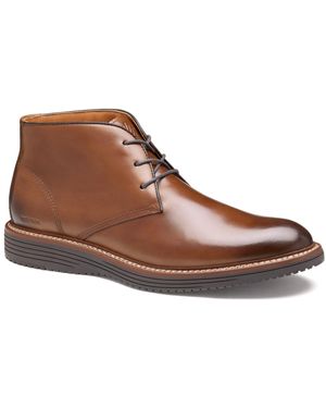 Johnston & Murphy Upton Chukka Round Toe Boots - Brown