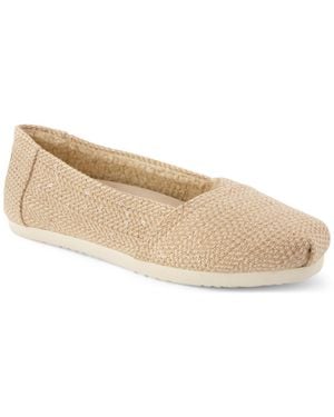 TOMS Alpargata Slip On Ballet Flats - Natural