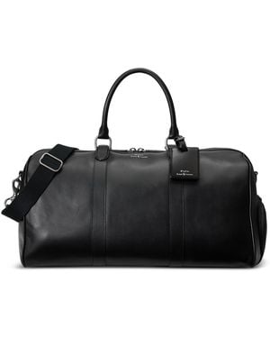 Polo Ralph Lauren Smooth Leather Duffel - Black
