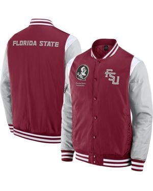 Fanatics Florida State Seminoles Elementsâ Elite Full-snap Jacket - Red