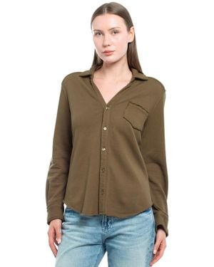 Wilt Clothing Button Front Sweatshirt - Green