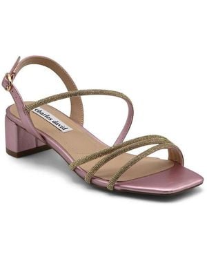 Charles David Della Low Heel Dress Sandal - Pink