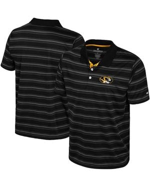 Colosseum Athletics Missouri Tigers Milk Steak Polo Shirt - Black
