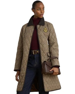 Ralph Lauren Cord Collar Quilt - Brown