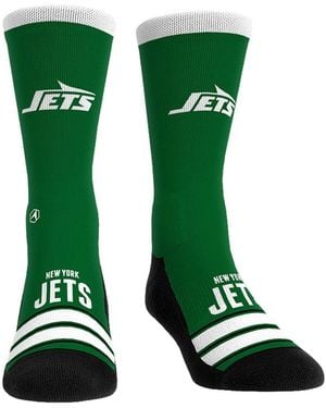 Rock Em Socks And New York Jets Gametime Stripeâ Crew Socks - Green