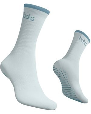 Balà Crew Grip Socks - Blue