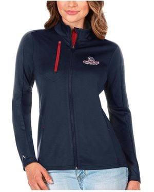 Antigua Navy/red Gonzaga Bulldogs Generation Full-zip Jacket - Blue