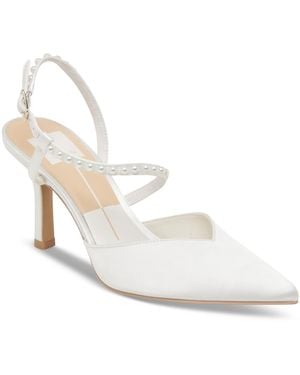 Dolce Vita Kamra Pearl Stiletto Pumps - White