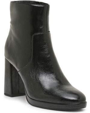 Vince Camuto Laylei Platform Block Heel Booties - Black