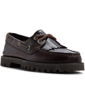 Sperry Top-Sider Authentic Original Eye Low Lug Kiltie Boat Shoes - Black