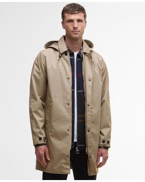 Barbour Lorig Mac Waterproof Jacket - Natural
